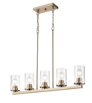 Verlana Five Light Chandelier in Modern Gold (59|2725-MG)