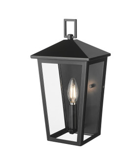 Munger One Light Outdoor Wall Sconce in Powder Coated Black (59|198101-PBK)