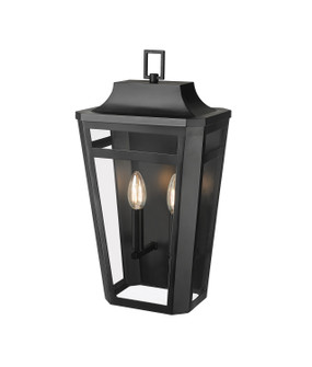 Sumerlin Two Light Outdoor Wall Sconce in Powder Coated Black (59|193002-PBK)