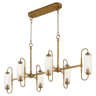 Whitmire Six Light Pendant in Brushed Brass (19|6615-6-47)