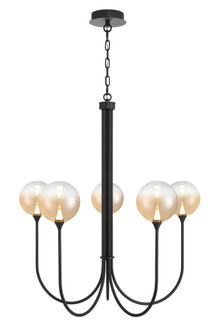 Iissa Five Light Chandelier in Black (40|48923-039)