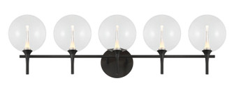 Iissa Five Light Vanity in Black (40|48921-015)