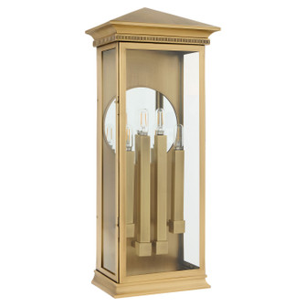 Guilford Four Light Outdoor Wall Sconce in Heritage Brass (208|11994)