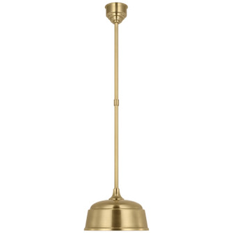 Academy Barn Light LED Pendant in Hand-Rubbed Antique Brass (268|TOB 5811HAB-HAB)