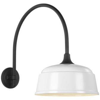 Academy Barn Light LED Barn Light in Matte Black (268|TOB 2815MBK/S6-WHT)