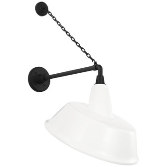 Academy Barn Light LED Barn Light in Matte Black (268|TOB 2813MBK/S4-WHT)
