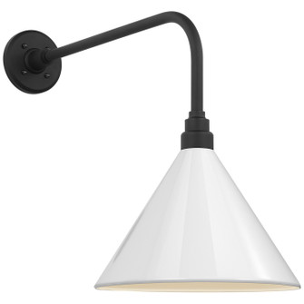 Academy Barn Light LED Barn Light in Matte Black (268|TOB 2809MBK/S11-WHT)