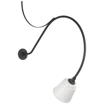 Academy Barn Light LED Barn Light in Matte Black (268|TOB 2807MBK/S5-WHT)