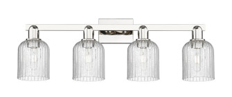 Arcadia Four Light Bath Vanity in Polished Nickel (405|716-4W-PN-G559-5SDY)