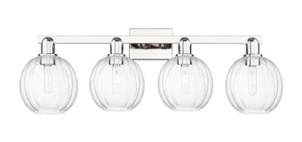 Arcadia Four Light Bath Vanity in Polished Nickel (405|716-4W-PN-G458-7CL)