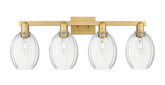 Arcadia Four Light Bath Vanity in Brushed Brass (405|716-4W-BB-G459-6CL)