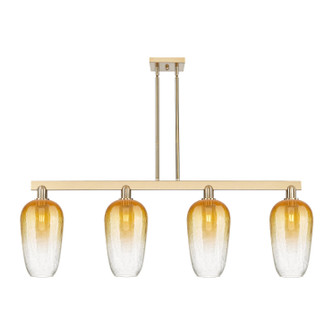 Arcadia Four Light Island Pendant in Champagne Bronze (405|716-4I-CB-G484-7AM)