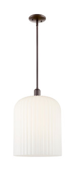 Arcadia One Light Pendant in Oil Rubbed Bronze (405|716-3S-OB-G559-12GWH) Arcadia One Light Pendant in Oil Rubbed Bronze (405|716-3S-OB-G559-12GWH)