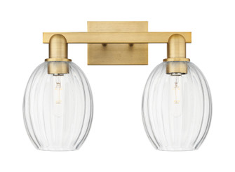 Arcadia Two Light Bath Vanity in Brushed Brass (405|716-2W-BB-G459-6CL)