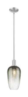 Arcadia One Light Pendant in Brushed Satin Nickel (405|716-1S-SN-G484-7SL)