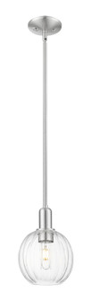 Arcadia One Light Pendant in Brushed Satin Nickel (405|716-1S-SN-G458-7CL) Arcadia One Light Pendant in Brushed Satin Nickel (405|716-1S-SN-G458-7CL)