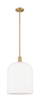 Arcadia One Light Pendant in Brushed Brass (405|716-1S-BB-G559-12GWH)