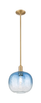 Arcadia One Light Pendant in Brushed Brass (405|716-1S-BB-G481-10SB)