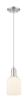 Arcadia One Light Pendant in Brushed Satin Nickel (405|716-1P-SN-G559-5GWH)