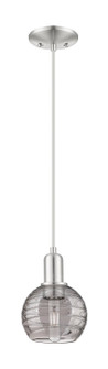 Arcadia One Light Pendant in Brushed Satin Nickel (405|716-1P-SN-G1213-6SM)