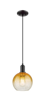 Arcadia One Light Pendant in Matte Black (405|716-1P-BK-G483-8AM)