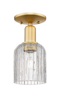 Arcadia One Light Semi-Flush Mount in Satin Gold (405|716-1C-SG-G559-5CL)