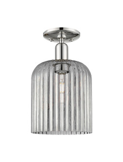 Arcadia One Light Semi-Flush Mount in Polished Nickel (405|716-1C-PN-G559-8SM)