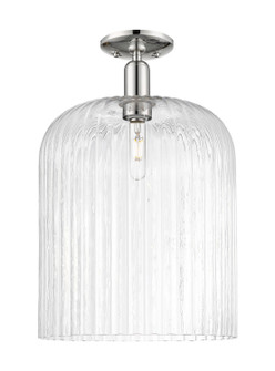 Arcadia One Light Semi-Flush Mount in Polished Nickel (405|716-1C-PN-G559-12CL)