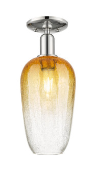 Arcadia One Light Semi-Flush Mount in Polished Nickel (405|716-1C-PN-G484-7AM)