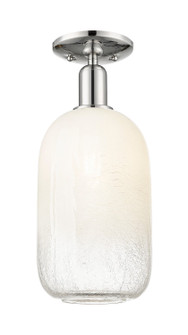 Arcadia One Light Semi-Flush Mount in Polished Nickel (405|716-1C-PN-G482-7OP)