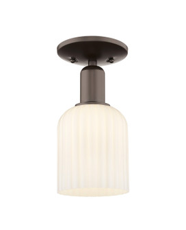 Arcadia One Light Semi-Flush Mount in Oil Rubbed Bronze (405|716-1C-OB-G559-5GWH)