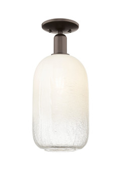 Arcadia One Light Semi-Flush Mount in Oil Rubbed Bronze (405|716-1C-OB-G482-7OP)