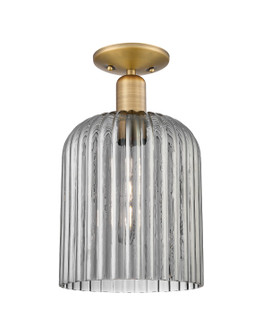 Arcadia One Light Semi-Flush Mount in Brushed Brass (405|716-1C-BB-G559-8SM)