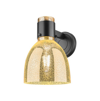Downtown Urban One Light Wall Sconce in Matte Black (405|464-1W-BK-G464D-7ME)