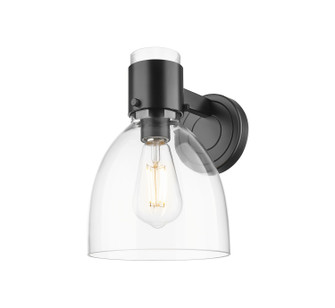 Downtown Urban One Light Wall Sconce in Matte Black (405|464-1W-BK-G464D-7CL)