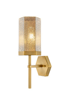 Downtown Urban One Light Wall Sconce in Brushed Brass (405|463-1W-BB-G463-8ME)