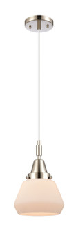 Caden One Light Pendant in Polished Nickel (405|447-1P-PN-G171)