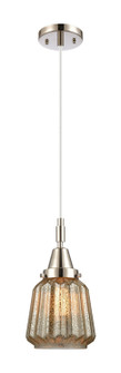 Caden One Light Pendant in Polished Nickel (405|447-1P-PN-G146)