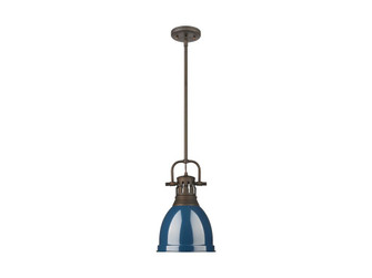 Duncan One Light Pendant in Rubbed Bronze (62|3604-S RBZ-NVY)