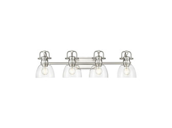 Duncan Four Light Vanity in Pewter (62|3602-BA4 PW-CLR)