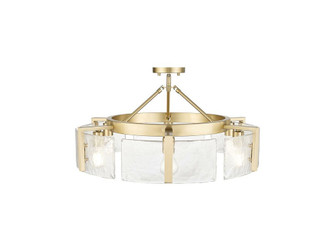 Aenon Six Light Semi-Flush Mount in Brushed Champagne Brass (62|3164-6SF BCB-HWG)