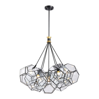 Aurora Prism Seven Light Chandelier in Black Bronze (508|KCH4103-7)