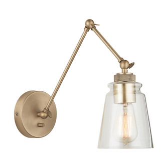 Profile One Light Wall Sconce in Aged Brass (65|9D344A)