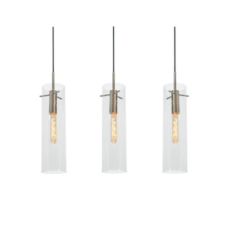 Vista Three Light Linear Pendant in Light Antique Brass (162|VSAP05MBSNLNR3)