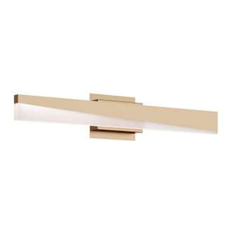 Slant LED Vanity in Light Antique Brass (162|SLNV2403LAJUDLB)