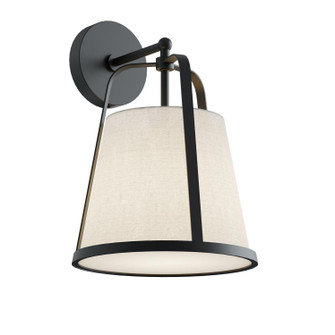 Lizzette One Light Wall Sconce in Black (162|LIZS15MBBK)