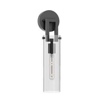 Houston One Light Wall Sconce in Black (162|HOUS0517MBBK)
