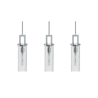 Houston Three Light Linear Pendant in Satin Nickel (162|HOUP04MBSNLNR3)