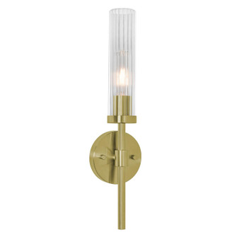 Huntington One Light Wall Sconce in Light Antique Brass (162|HNTS0518MBLB)