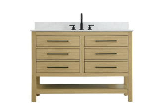 Karson Bathroom Vanity in Honey Brown (173|VF60548MHB-BS)